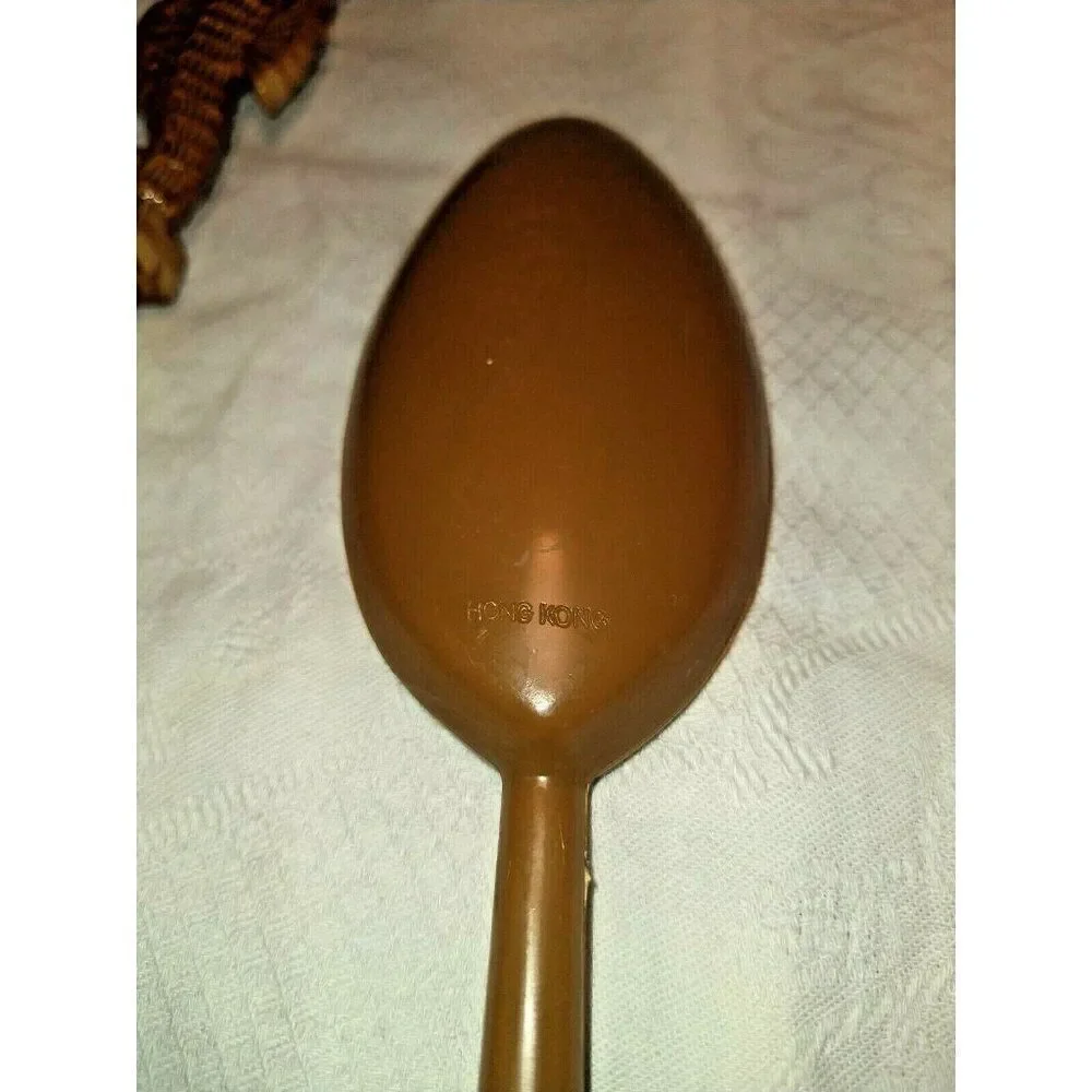 Seahorse Salad Fork & Spoon Set Made in Hong Kong Vintage Florida Souvenir